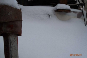 schnee auf dem achterdeck 20130221